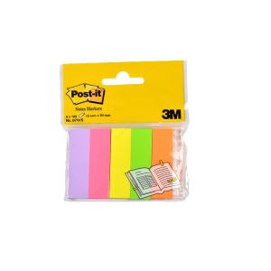 Post-it 670-5 Fosforlu 5 Renk İndeks 100 Yaprak 15x50mm
