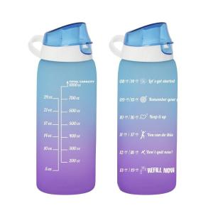 Herevin 161546-160 Matara Çift Renk Boyalı Ölçü Baskılı Mavi 1 Litre