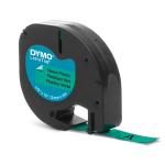DYMO S0721640 LetraTag Plastik Şerit 12mm x 4mt Yeşil