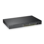 ZYXEL GS1900-24HP 24 PORT 24x10/100/1000 2 Dual SFP L2 Web Yönetilebilir Poe Switch V2