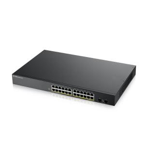 ZYXEL GS1900-24HP 24 PORT 24x10/100/1000 2 Dual SFP L2 Web Yönetilebilir Poe Switch V2