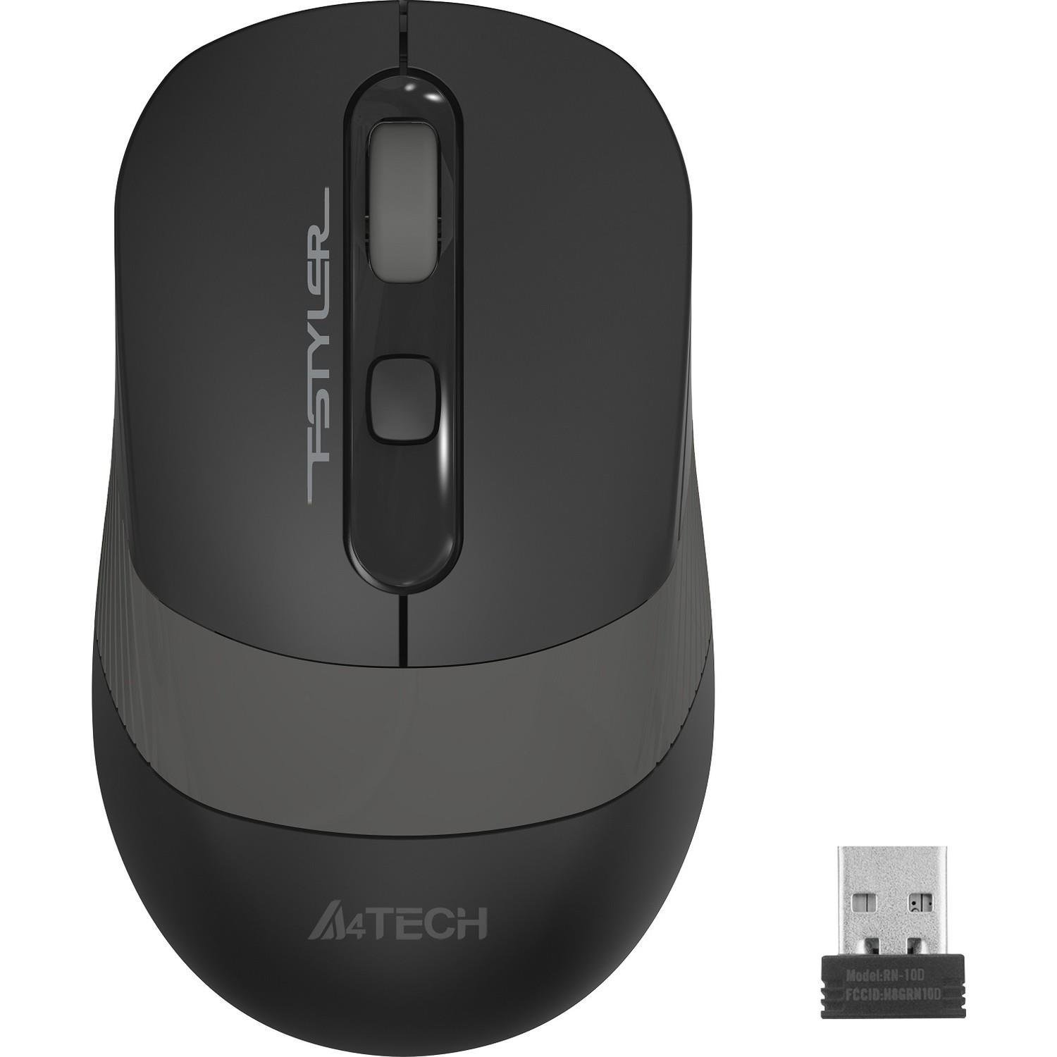 A4 Tech FG10 Nano Kablosuz Optik Mouse Gri 2.4 Ghz 2000 Dpi
