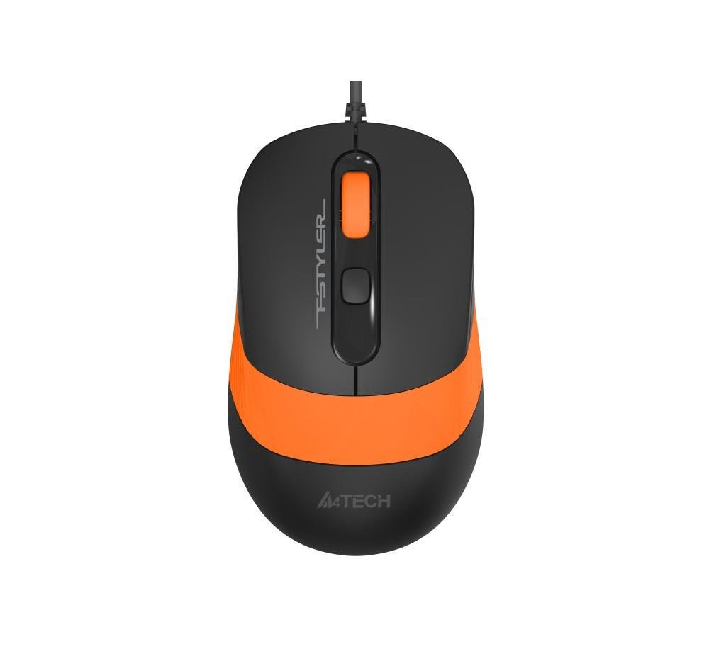 A4 Tech Fstyler Optik 1600 Dpi Usb Kablolu Mouse Turuncu / Siyah