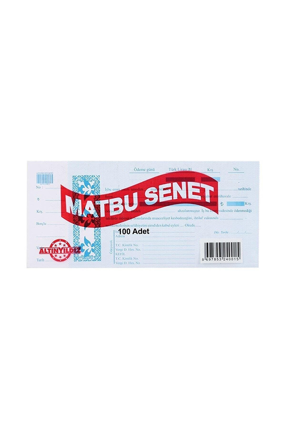 Altınyıldız Matbu Senet Bono 100 Adet