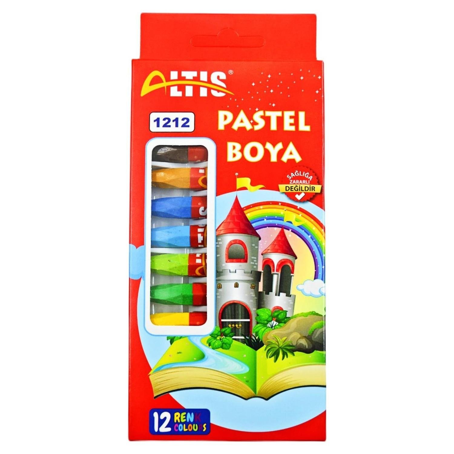 Altıs Pastel Boya 12 Renk Pastel Boya