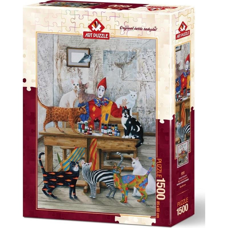 Art Puzzle 1500 Parça Renkli Dünyam Puzzle