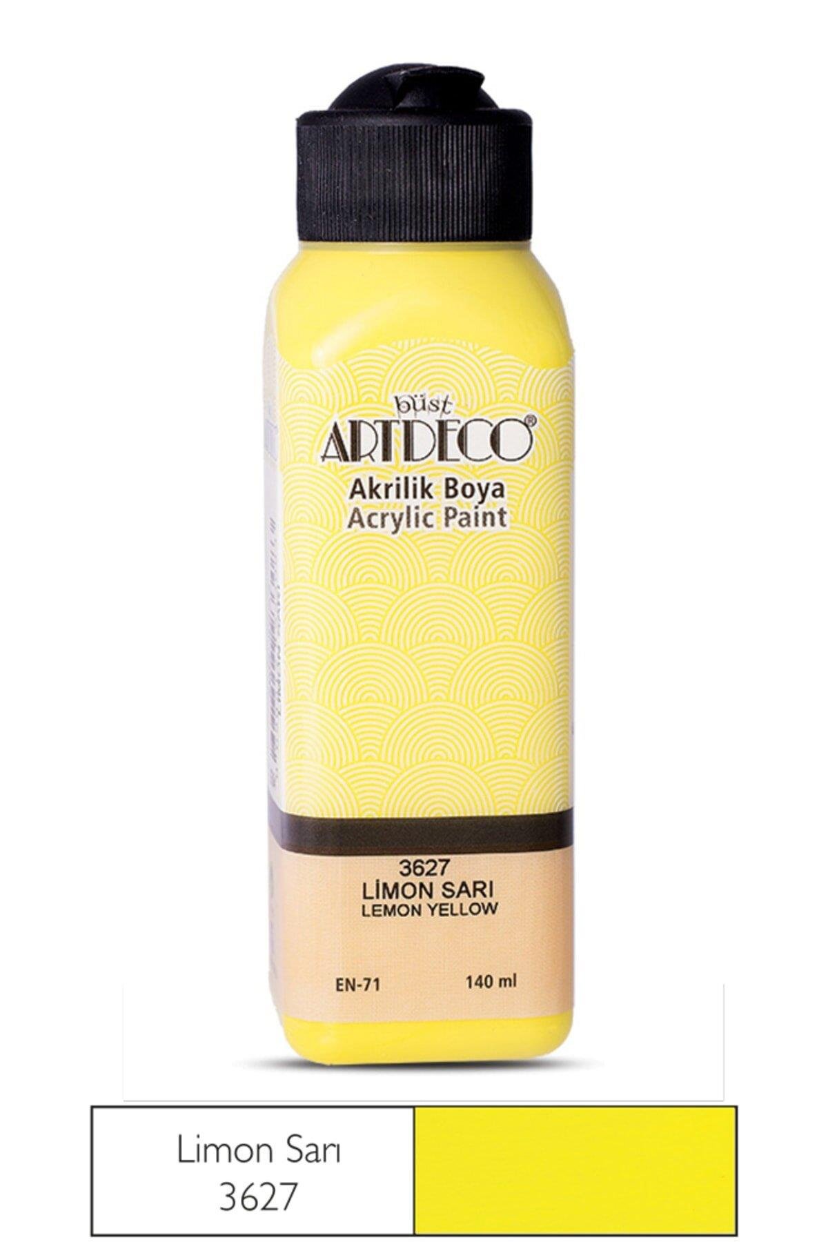 Artdeco Akrilik Boya 140 ML Limon Sarı Akrilik Boya