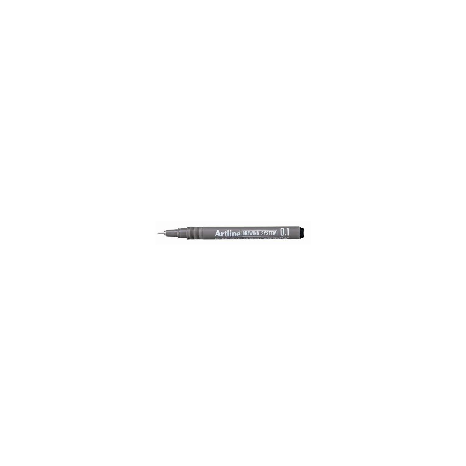 Artline Teknik Çizim Kalemi 0.1 MM Siyah (12 Li Paket)