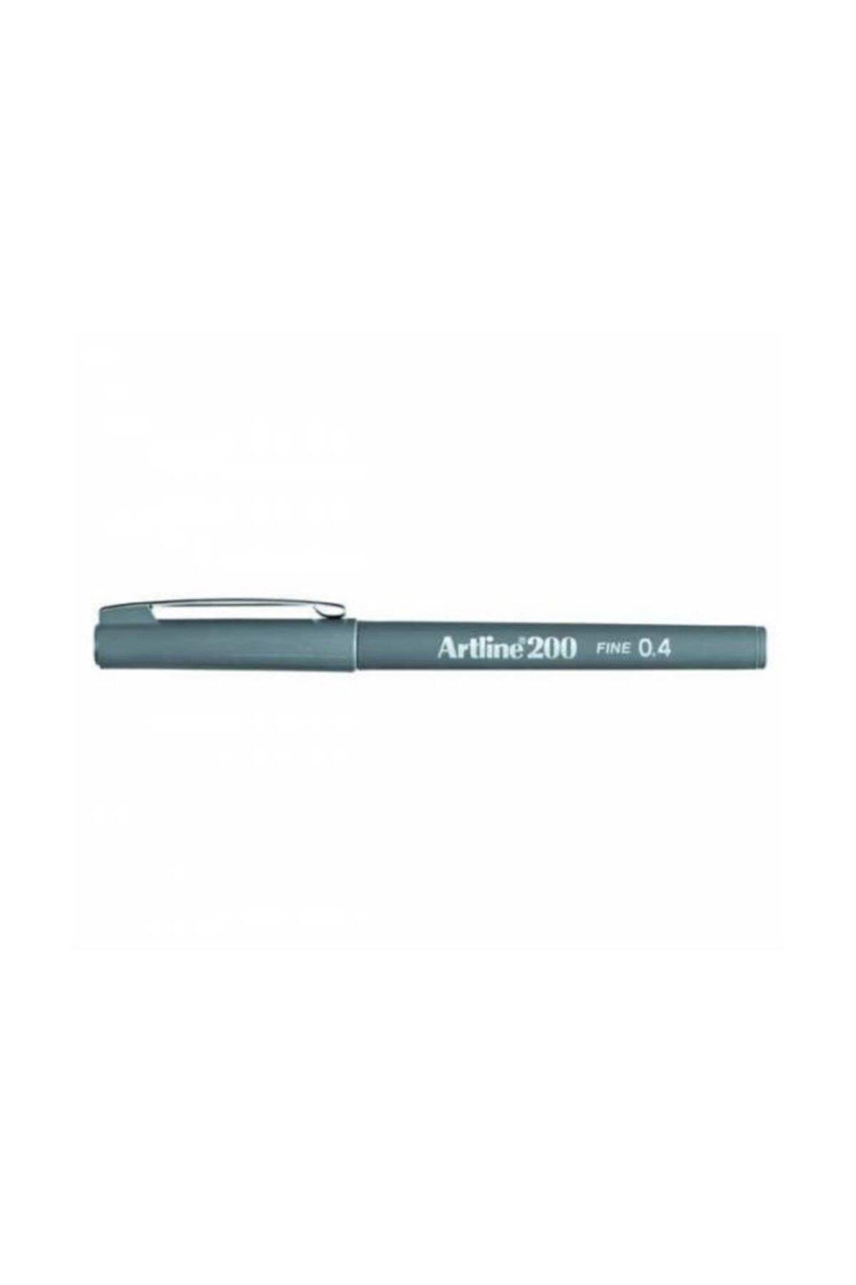 Artline Fineliner 0.4 MM Gri (12 Li Paket)