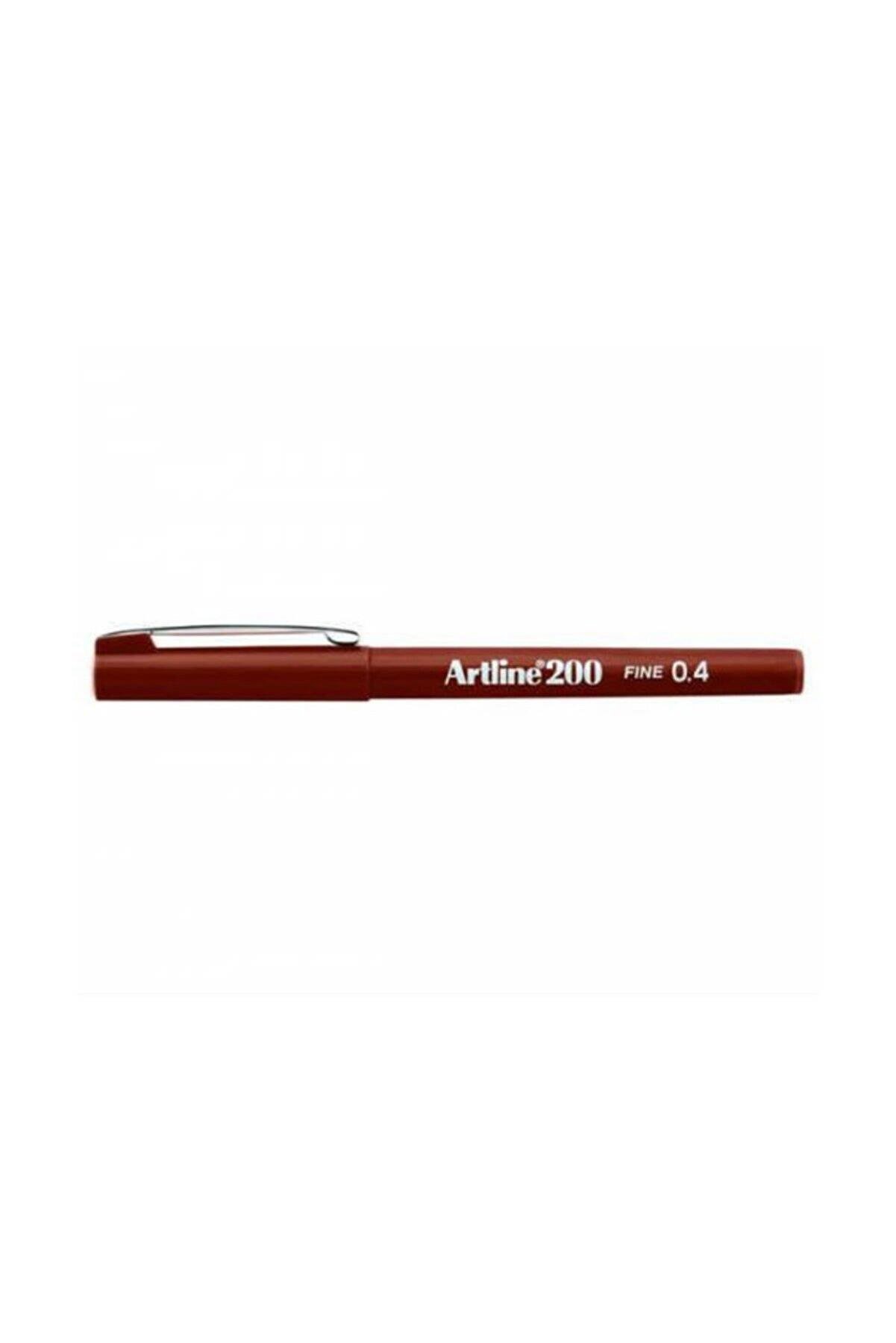 Artline Fineliner 0.4 MM Kahverengi (12 Li Paket)