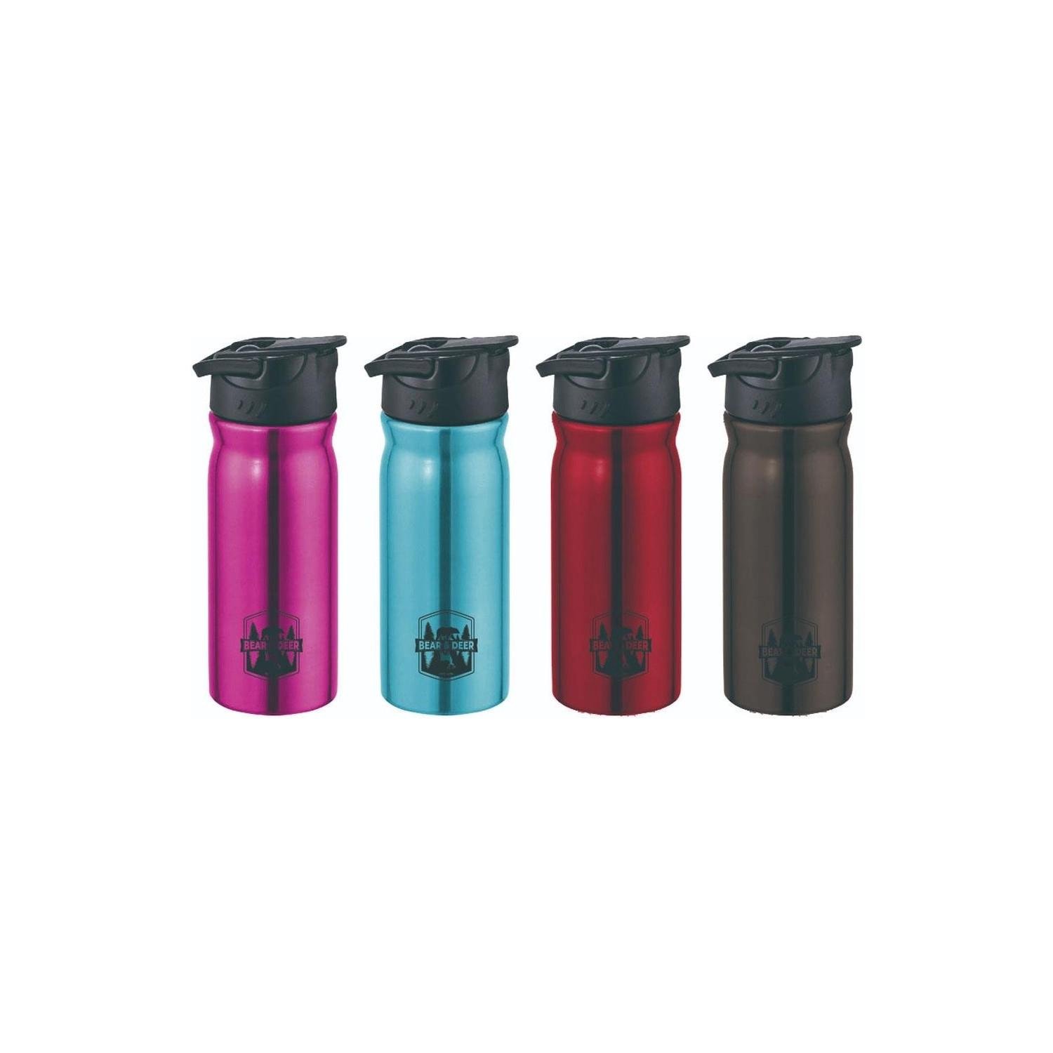 Bear & Deer Çelik Matara 500 ML Çelik Suluk (Karışık Renk 1 Adet)