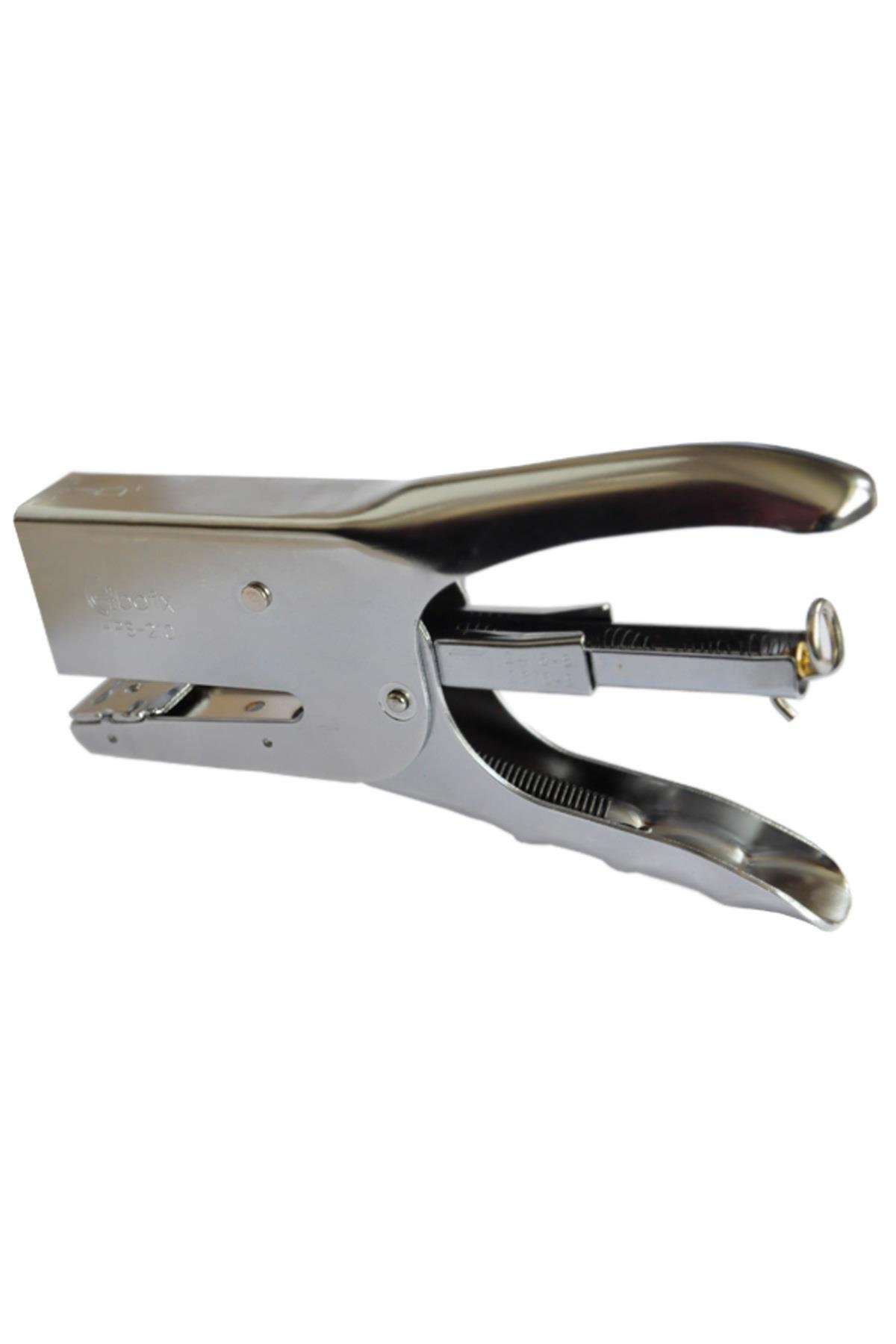 Bafix Zımba Makinesi Pens Tipi Metal 35 Sayfa 24/6-8 26/6-8 Krom Zımba Makinası
