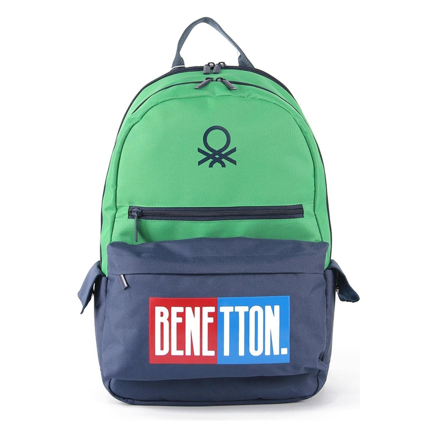 United Colors Of Benetton Sırt Çantası Çift Bölmeli Okul Sırt Çantası