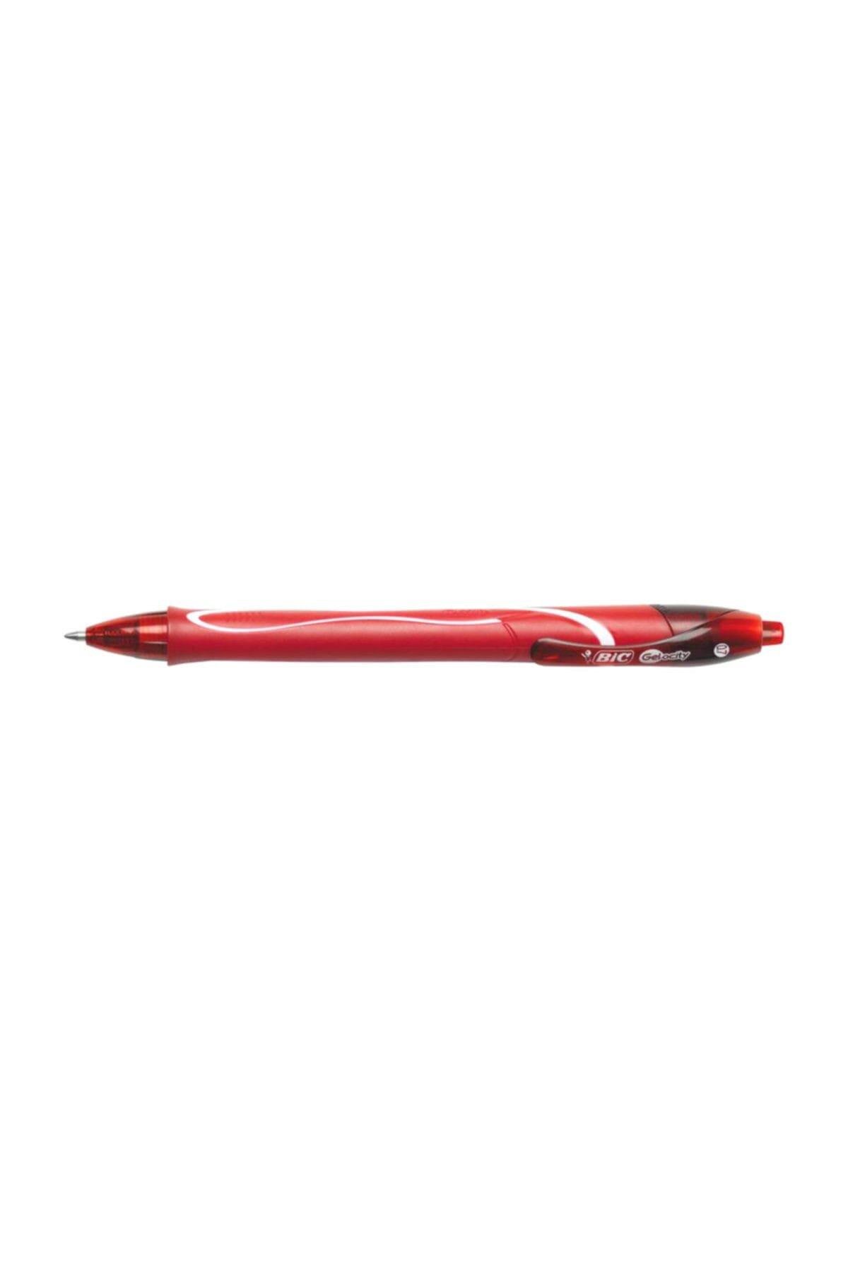 Bic Gelocity Quick Dry Hızlı Kuruyan Jel Kalem Kırmızı 12'Li Kutu