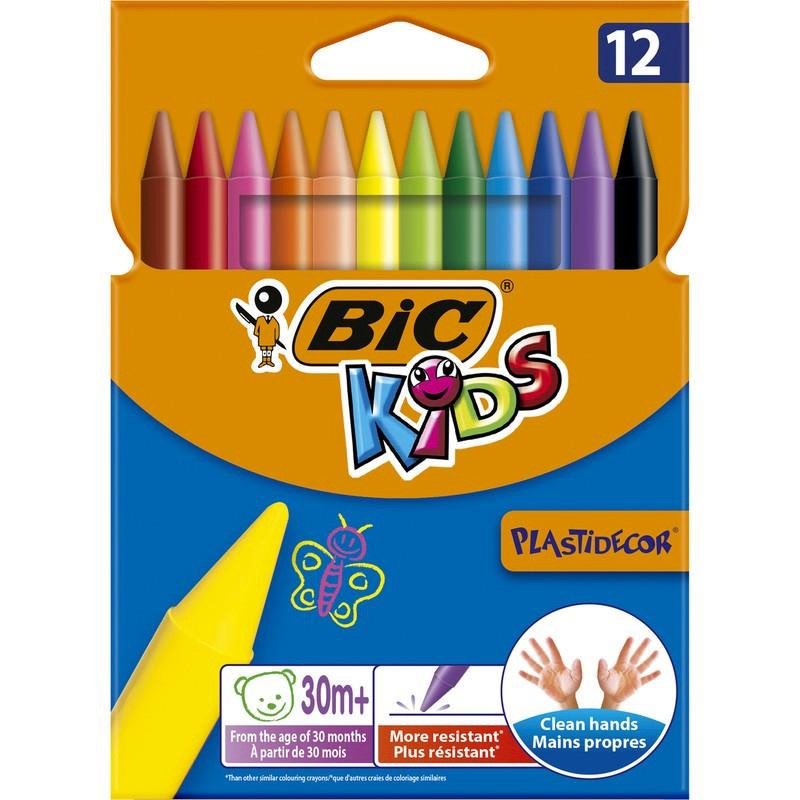 Bic Pastel Boya Plastidecor Karton Kutu 12 Lİ 920299