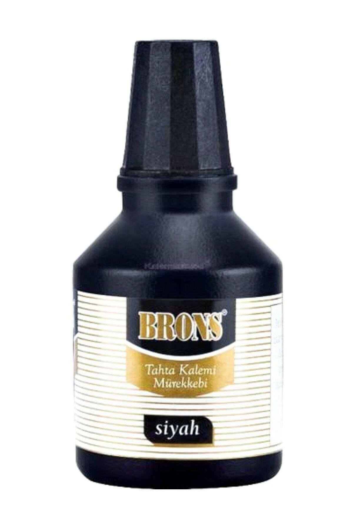 Brons Tahta Kalem Mürekkebi 30 CC Siyah BR-350 (12 Li Paket)