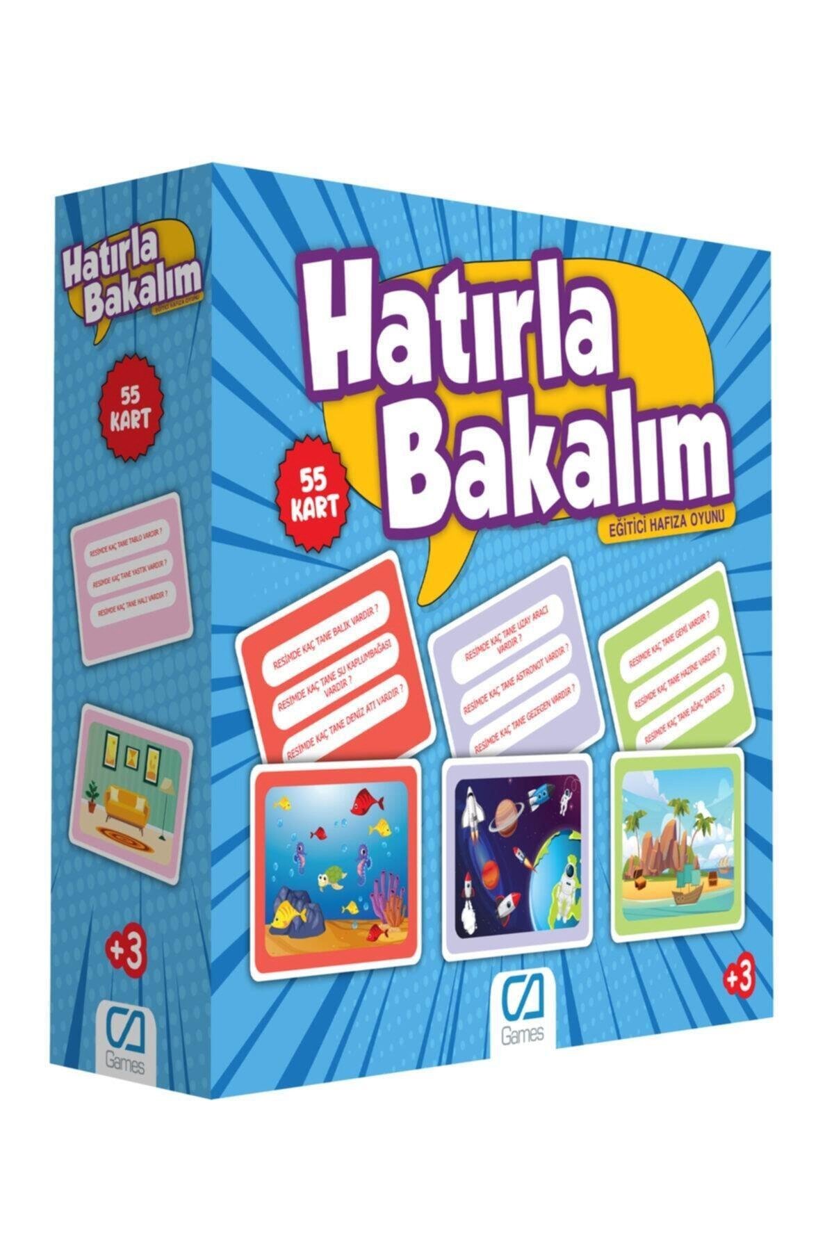 Ca Games 5108 Eğitici Oyun Kartları - Hatırla Bakalım