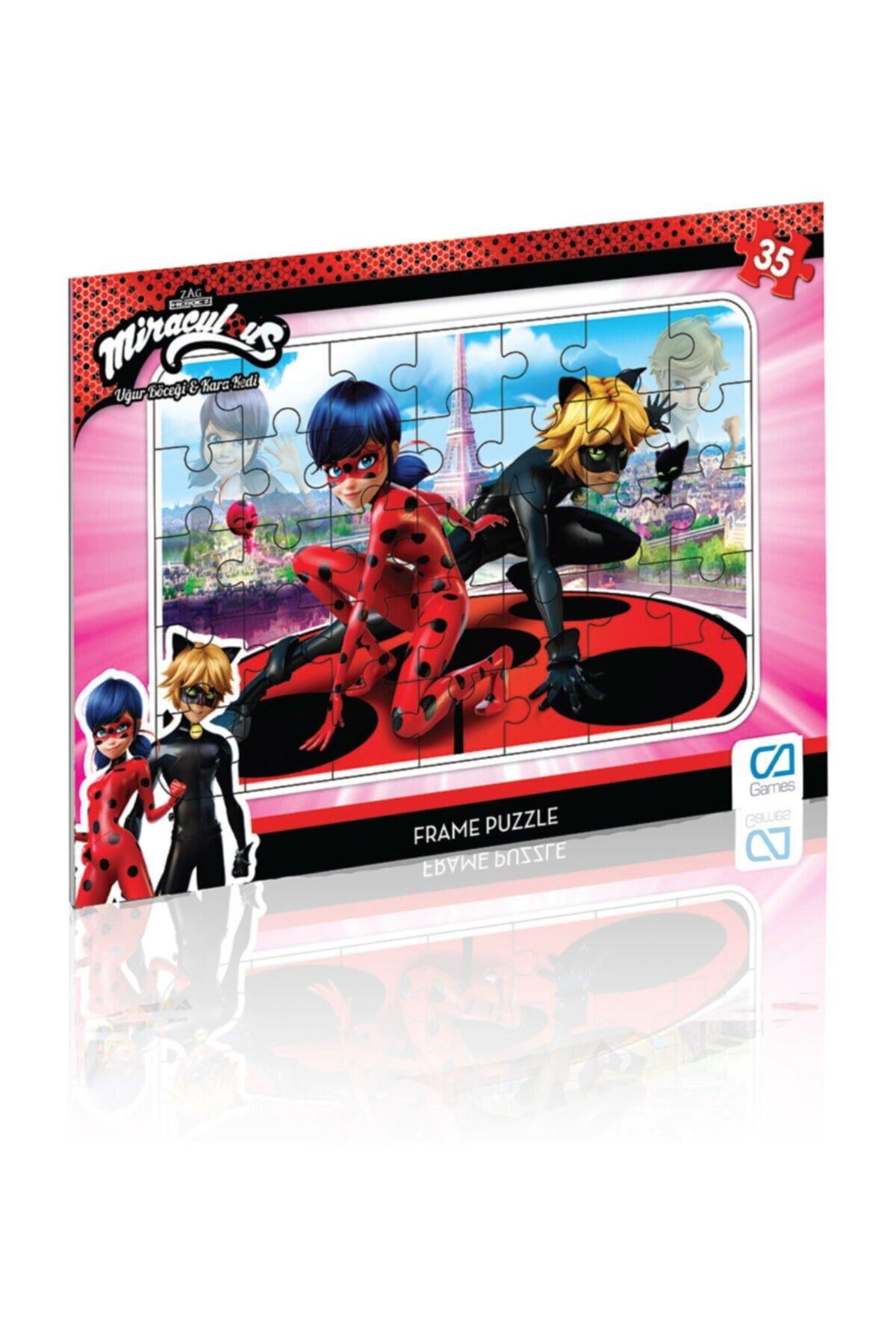 Ca Puzzle Miraculous 35 Parça Frame Puzzle (Karışık Model 1 Adet)