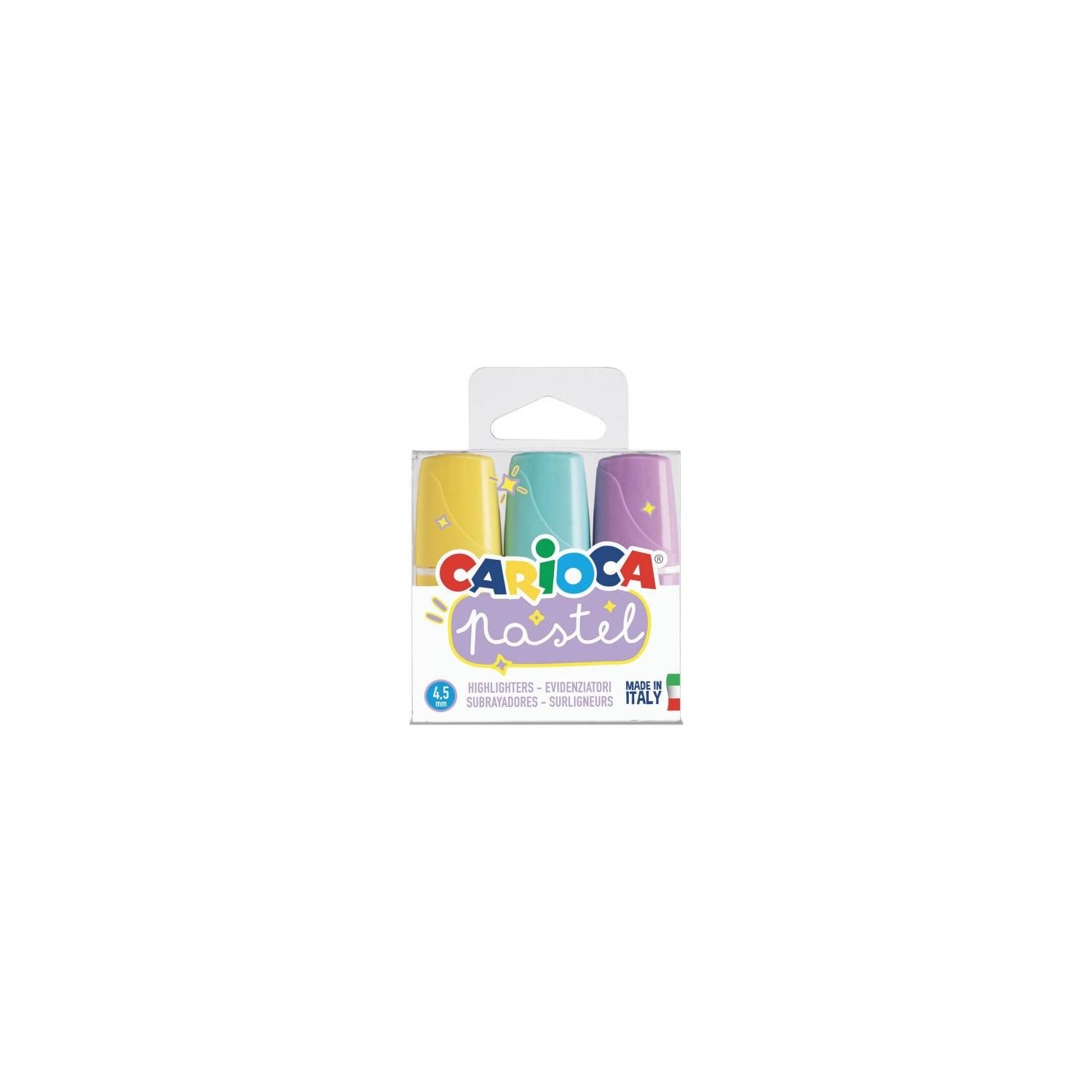 Carioca Pastel Renk Mini İşaretleme Kalemi 3'Lü