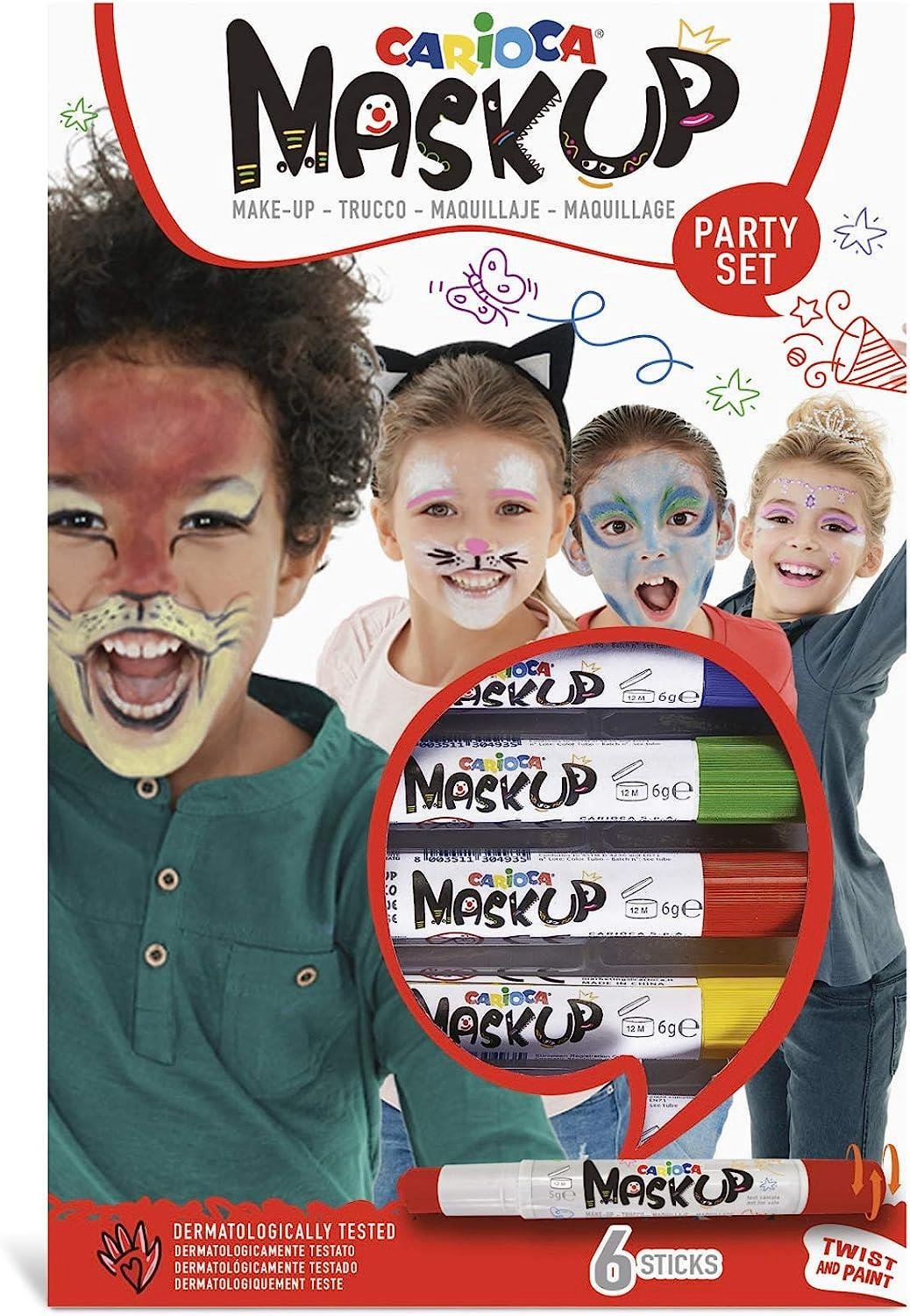 Carioca Mask Up Yüz Boyası Party 6 Renk 6 Gram