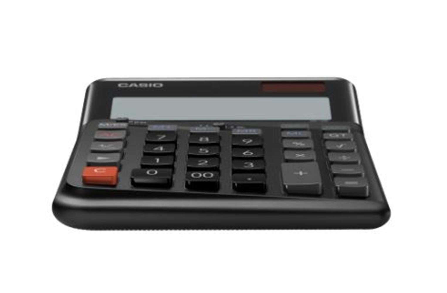 Casio Siyah 12 Hane Masa Üstü Ergonomik Tuşlu Hesap Makinesi