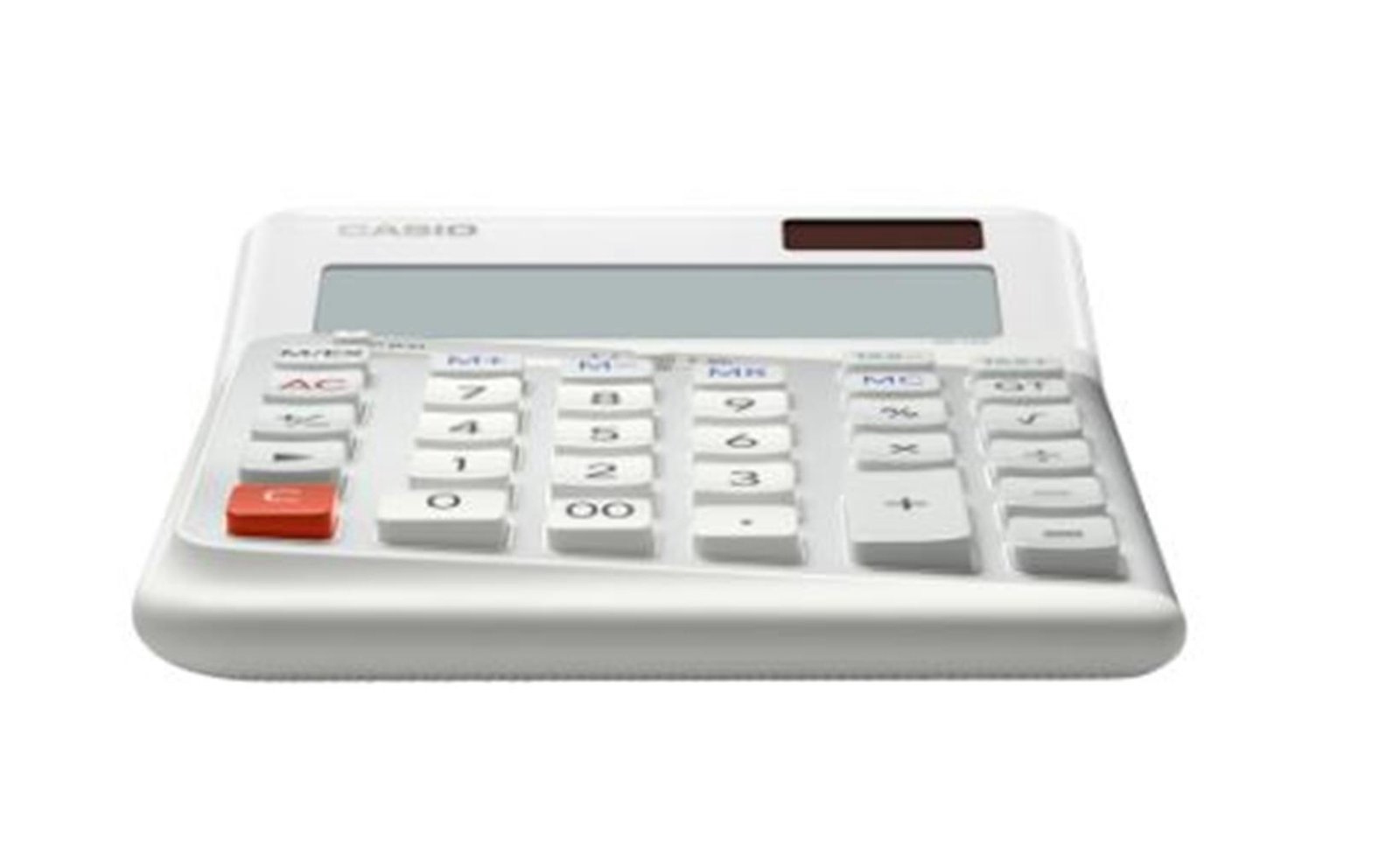 Casio Beyaz 12 Hane Masa Üstü Ergonomik Tuşlu Hesap Makinesi