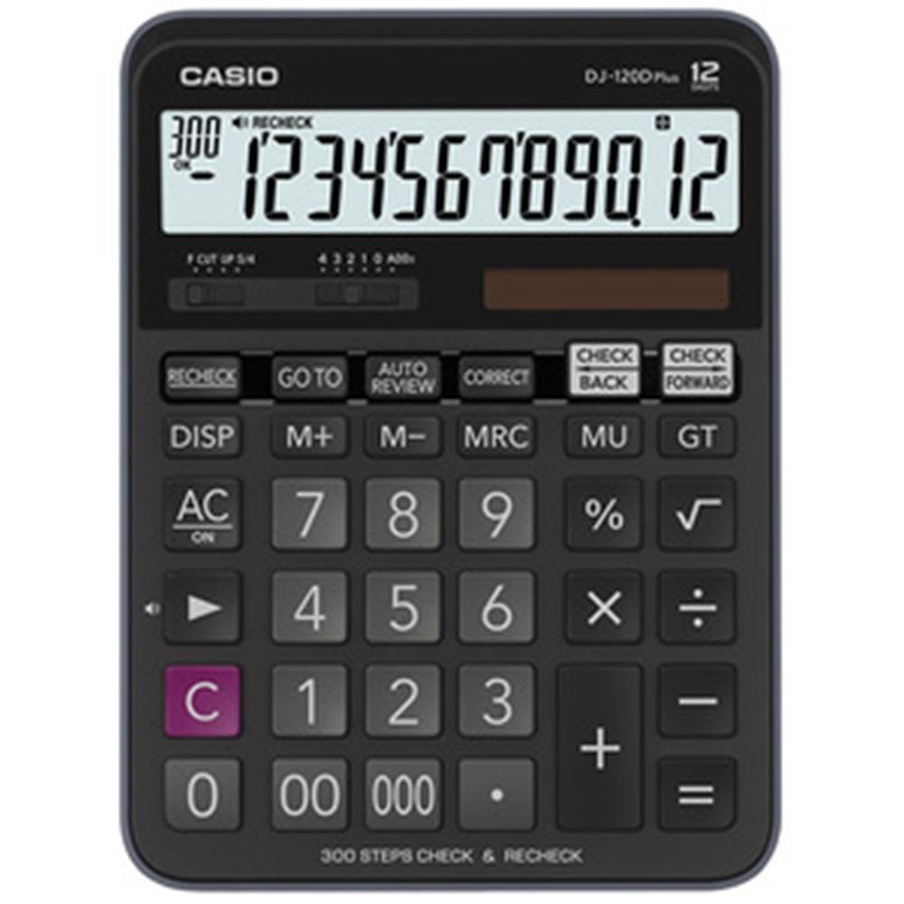 Casio Plus İşlem Kontrollü 12 Hane Masa Üstü Hesap Makinesi