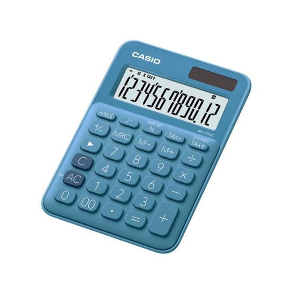 Casio 12 Hane Mavi Masa Üstü Hesap Makinesi