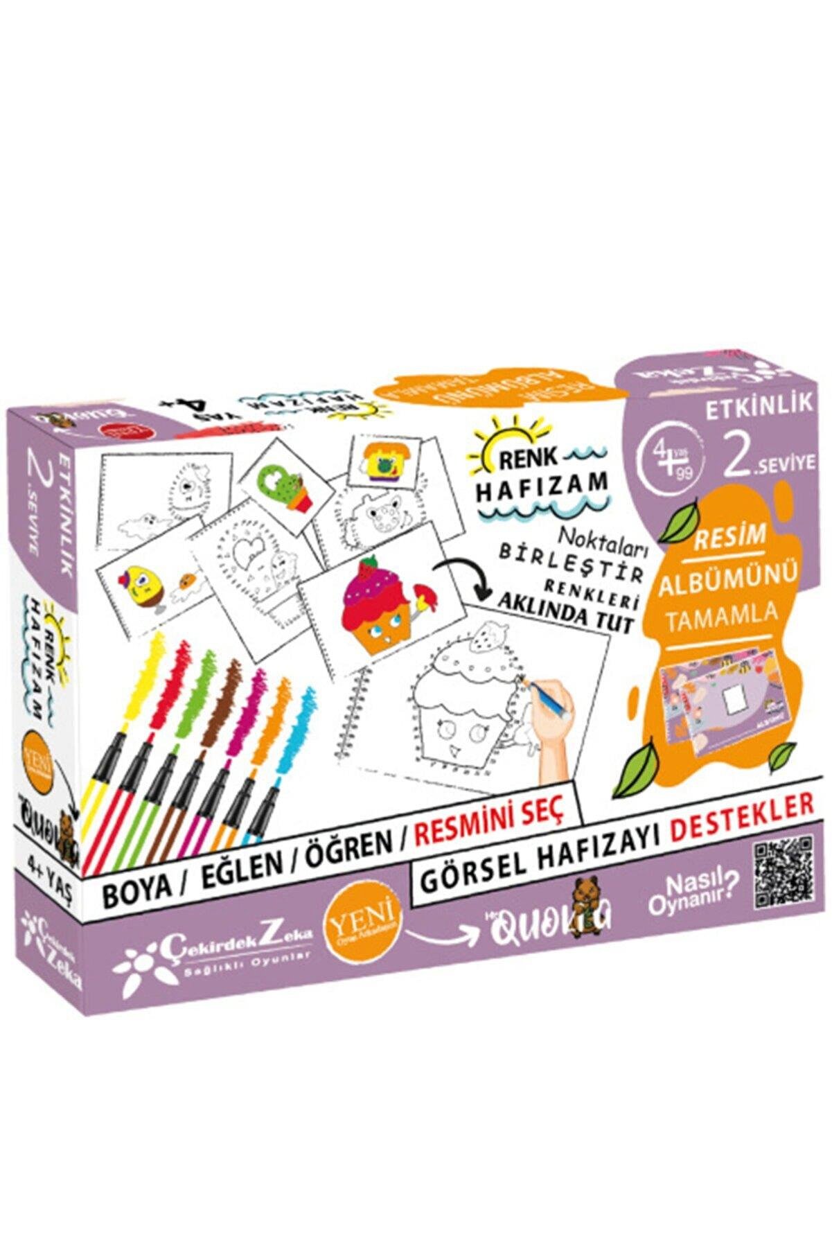 Çekirdek Zeka Noktaları Birleştir Renk Hafızam Etkinlik Oyunu