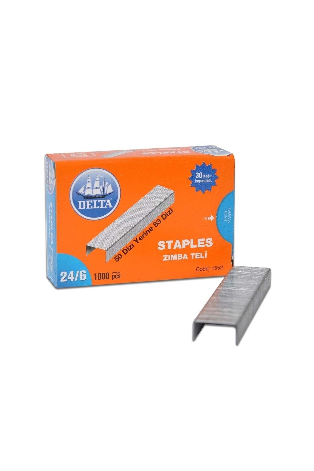 Delta Zımba Teli Ekonomik 1000 Li 24/6 Beyaz (1 Paket)