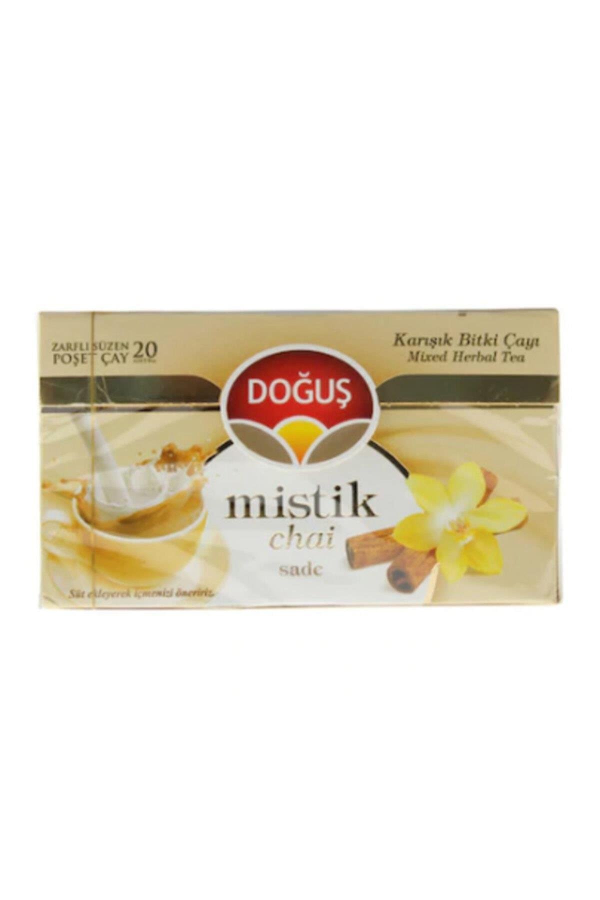 Doğuş Mistik Chai Sade Çayı Süzen Poşet 2.5 Gr. x 20 Li Paket