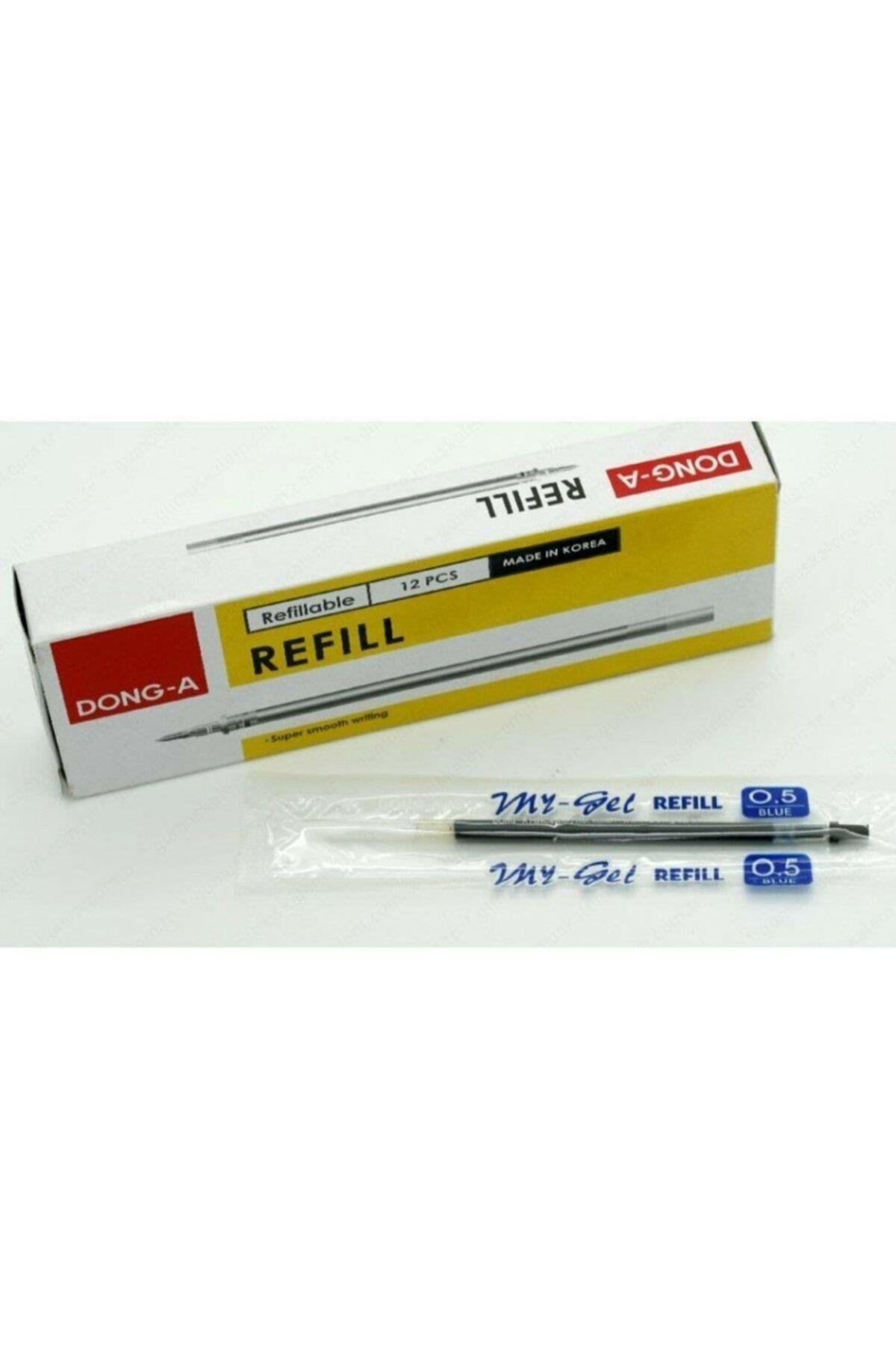 Dong-A Tükenmez Kalem Yedeği Mygel Jel 0.5 MM Mavi 211120 (12 Li Paket)