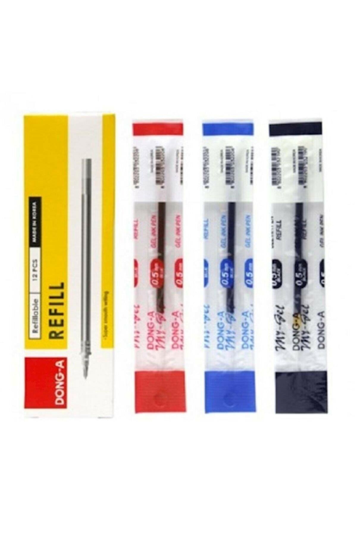 Dong-A Tükenmez Kalem Yedeği Mygel Jel 0.5 MM Siyah 211110 (12 Li Paket)