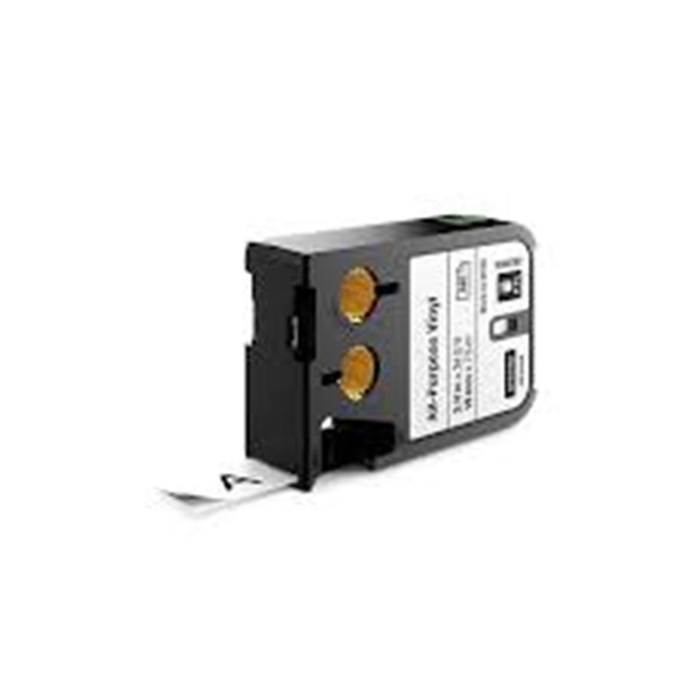 DYMO 1868752 XTL Çok Amaçlı Vinil, 19 mm x 7 m Beyaz-Siyah