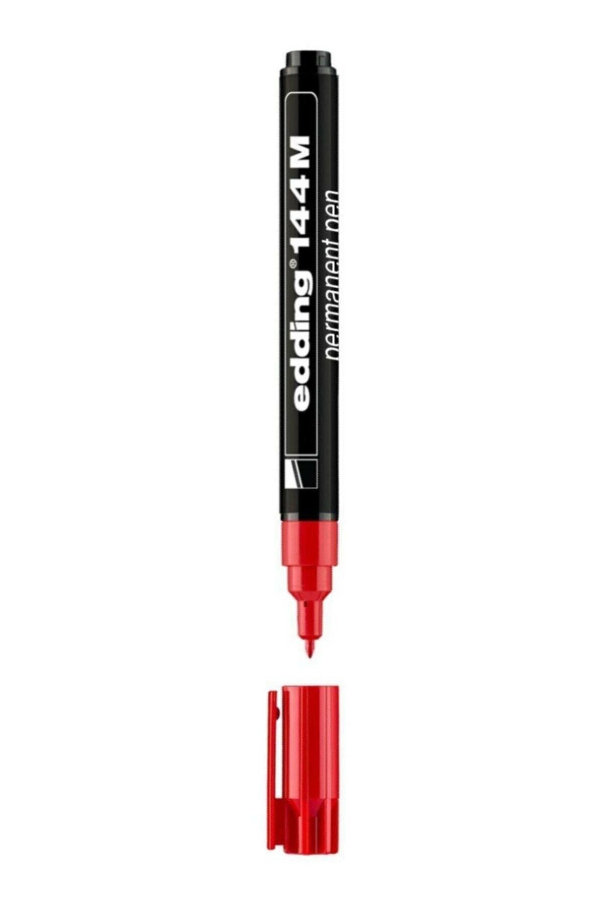 Edding Asetat Kalemi Permanent Kırmızı 144M (10 Lu Paket)
