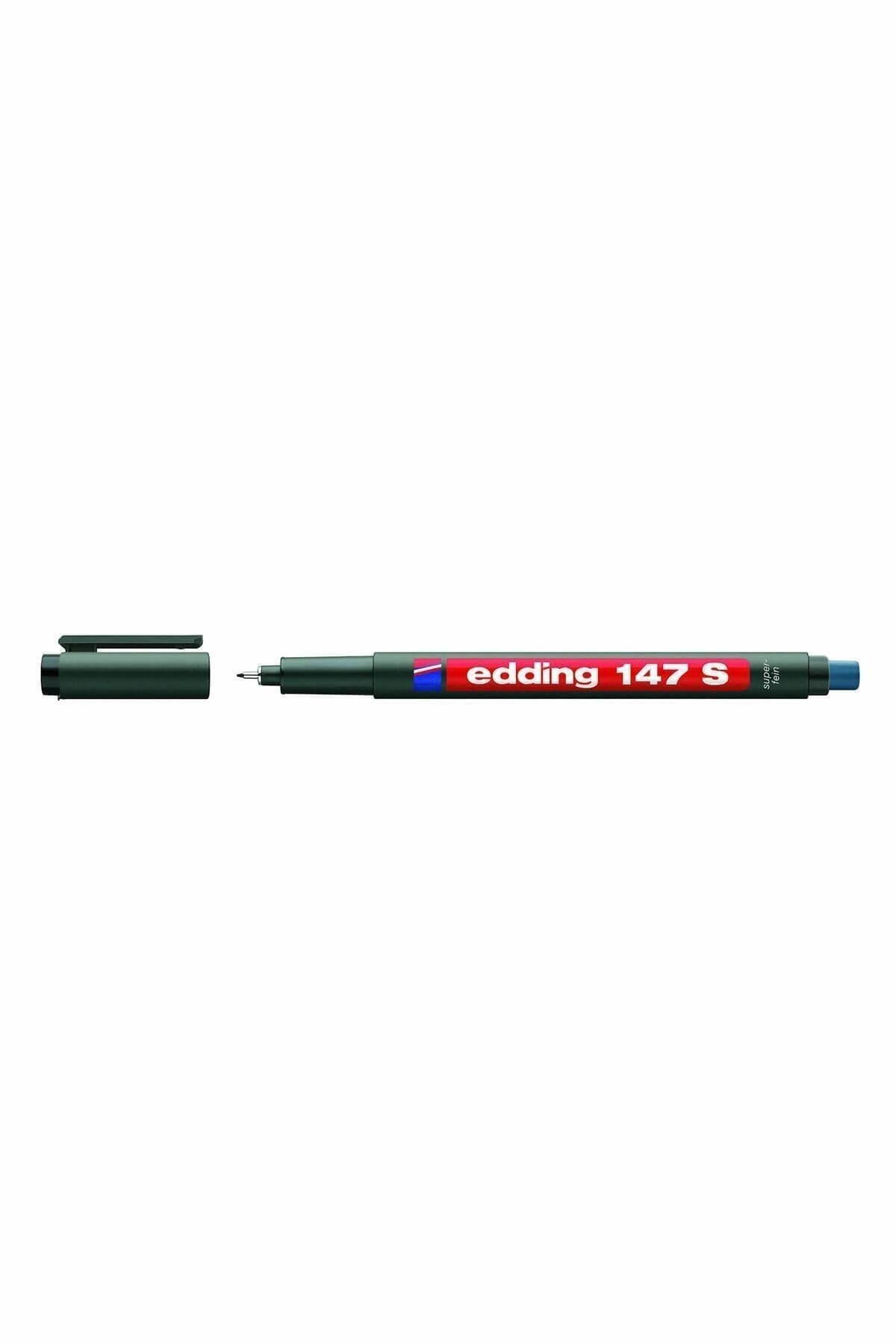 Edding Asetat Kalemi Permanent S Seri 0.3 MM Kırmızı 147 S (10 Lu Paket)