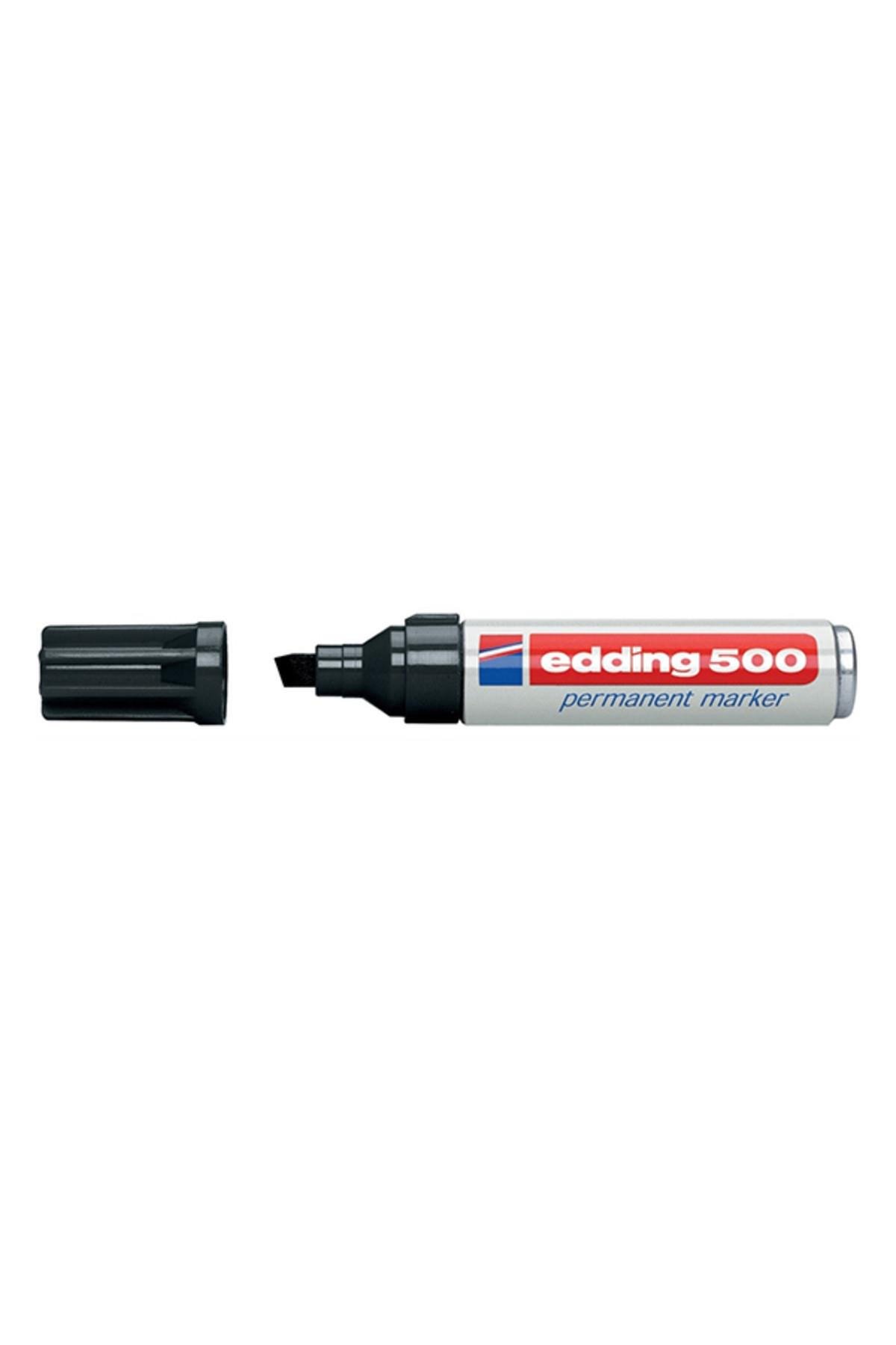 Edding Markör Permanent 2-7 MM Siyah Kesik Uçlu 500
