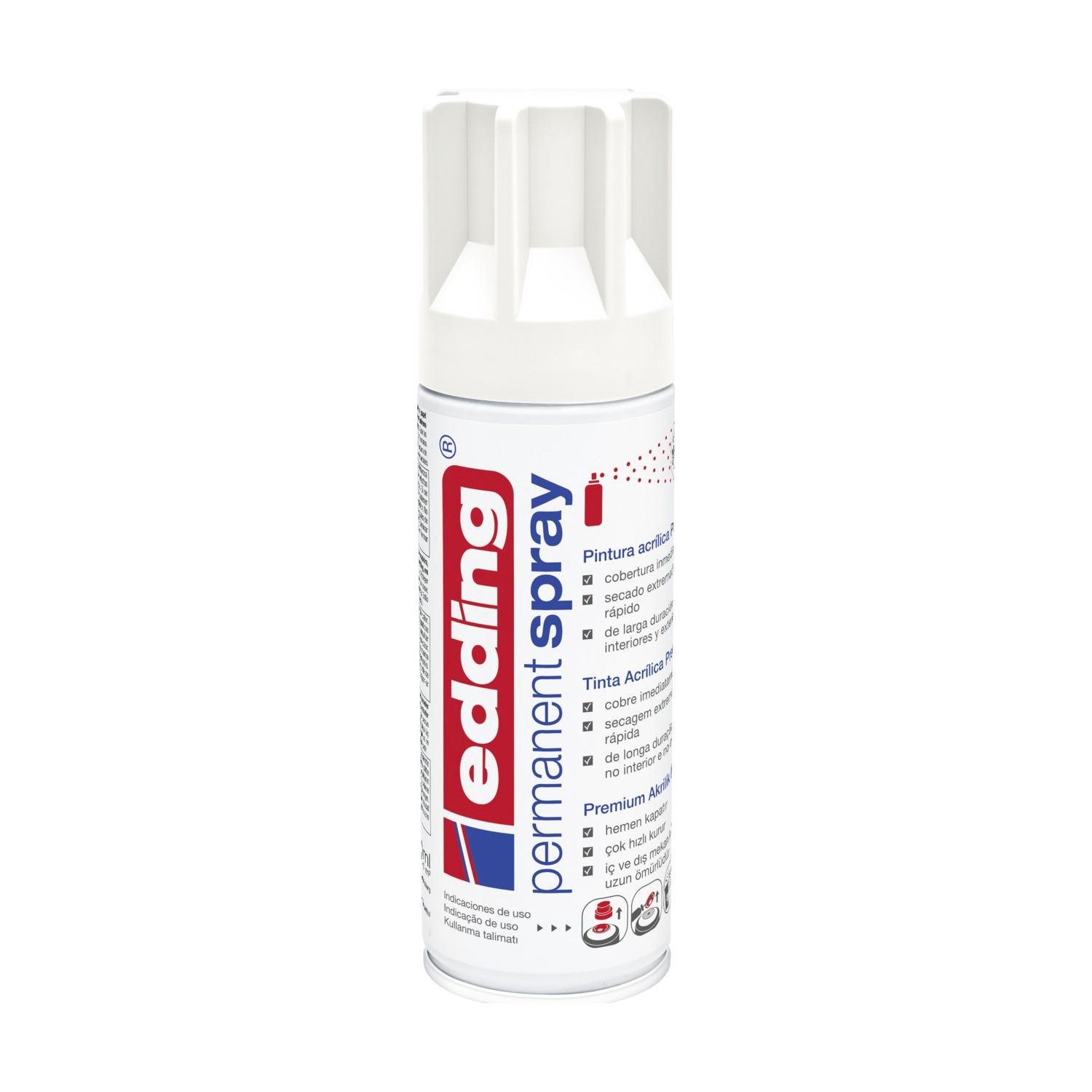 Edding 922 Permanent Akrilik Spray Boya Trafik Beyaz