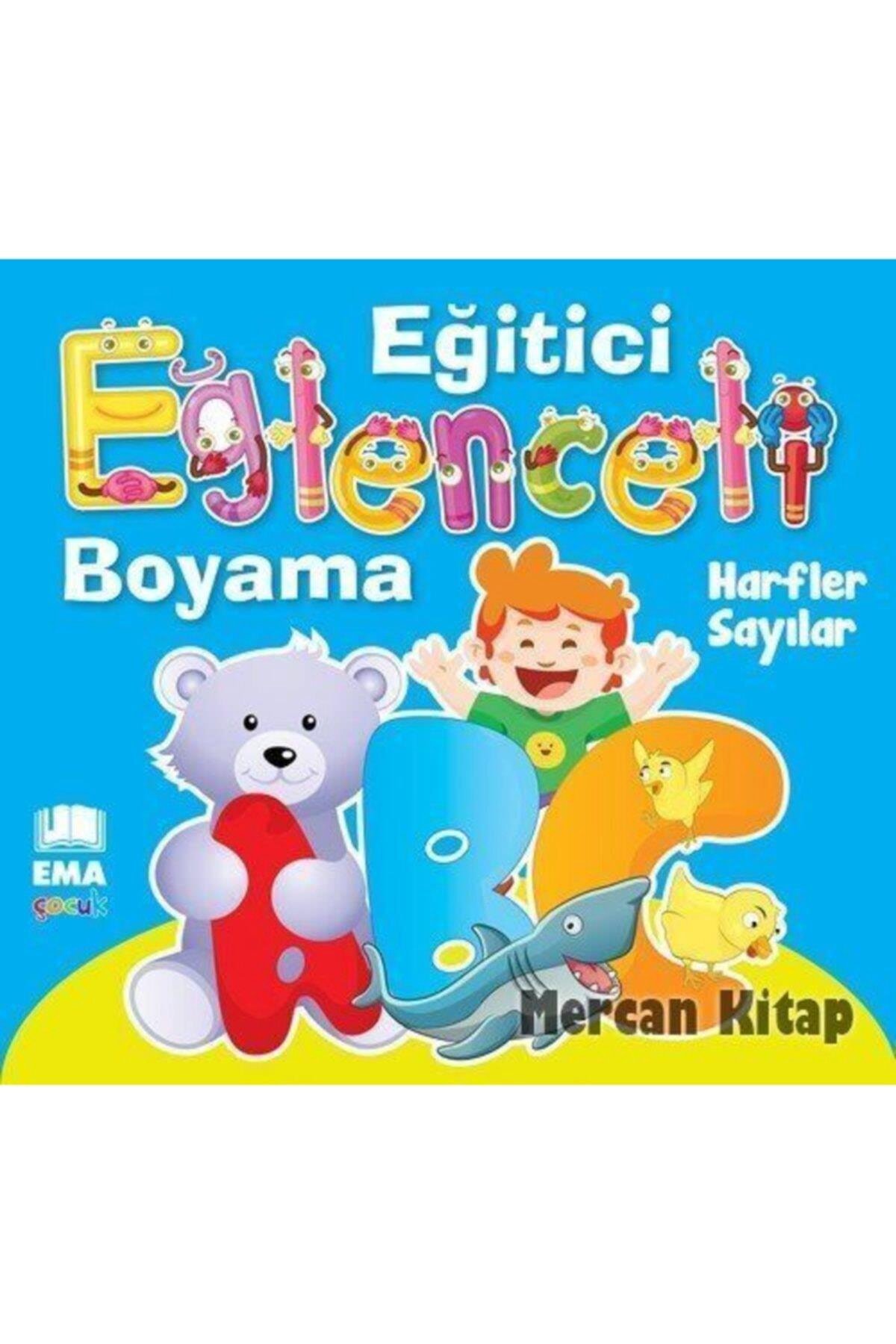 Ema Kitap Eğitici Eğlenceli Boyama - Harfler & Sayılar