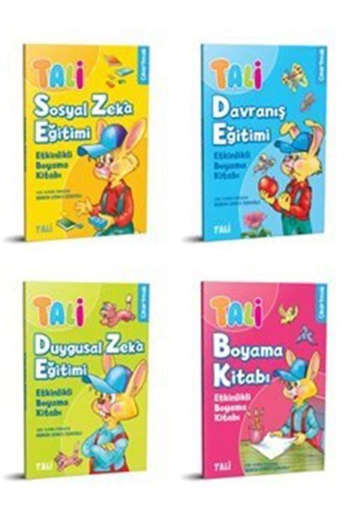Ema Tali Etkinlikli Boyama Seti 4'Lü Seri (1 Adet Boyama Kitabı)