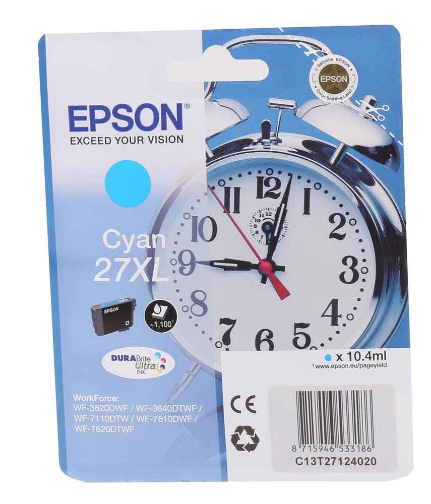 Epson 27XL Mürekkep Kartuş T27124012 Cyan Mavi