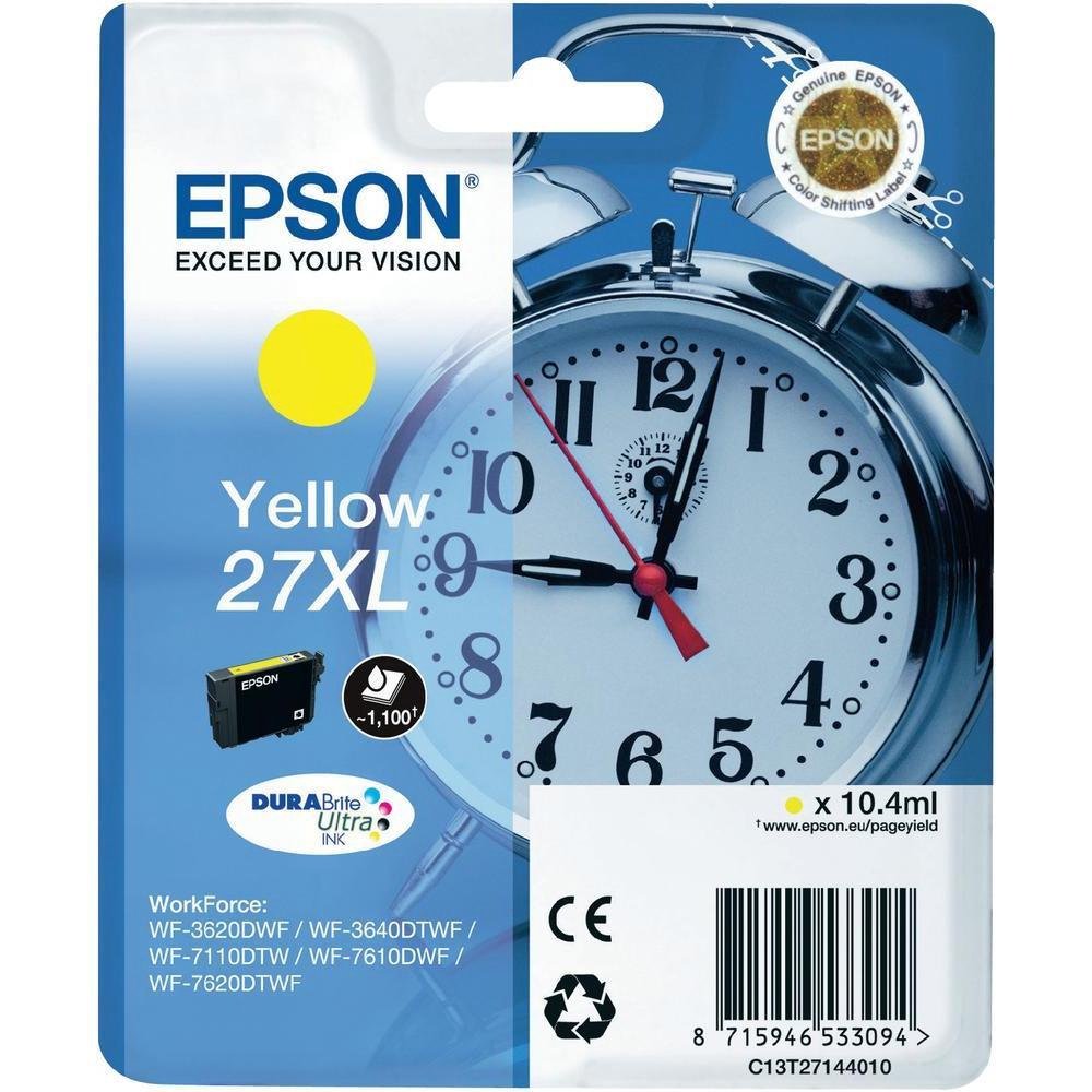 Epson T27144012 Mürekkep Kartuş Sarı 27XL