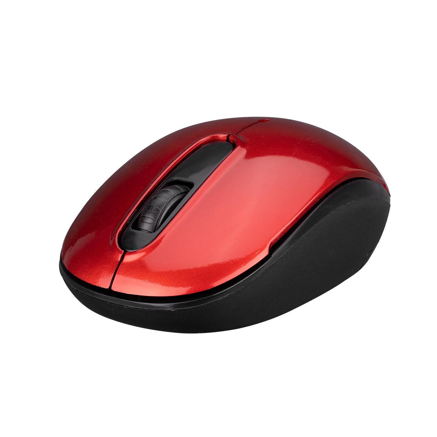 Everest SMW-666 USB Optik Kablosuz Mouse Kırmızı 2.4 Ghz 1500 Dpi
