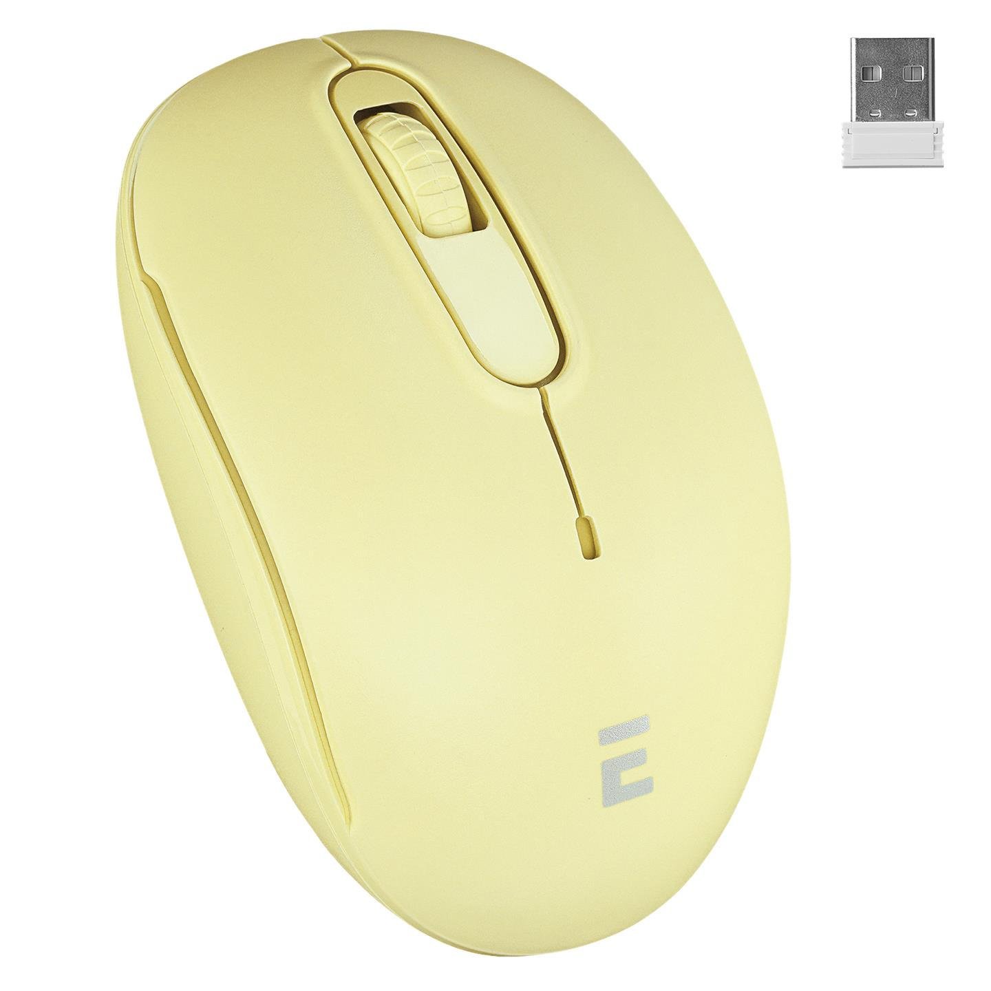 Everest SMW-666 USB Optik Kablosuz Mouse 2.4 Ghz Sarı 1500 Dpi