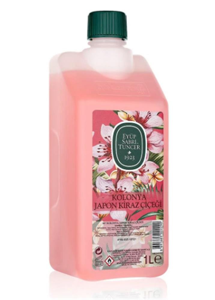 Eyüp Sabri Tuncer Japon Kiraz Çiçeği Kolonyası Kilit Kapaklı 1 LT