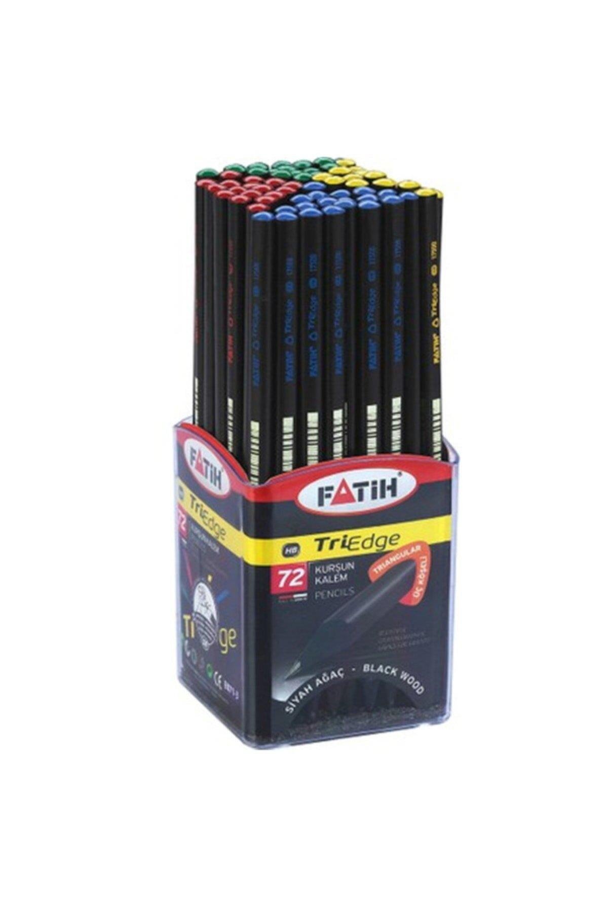 Fatih Kurşun Kalem Siyah Lata Triedge (72 Li Paket)
