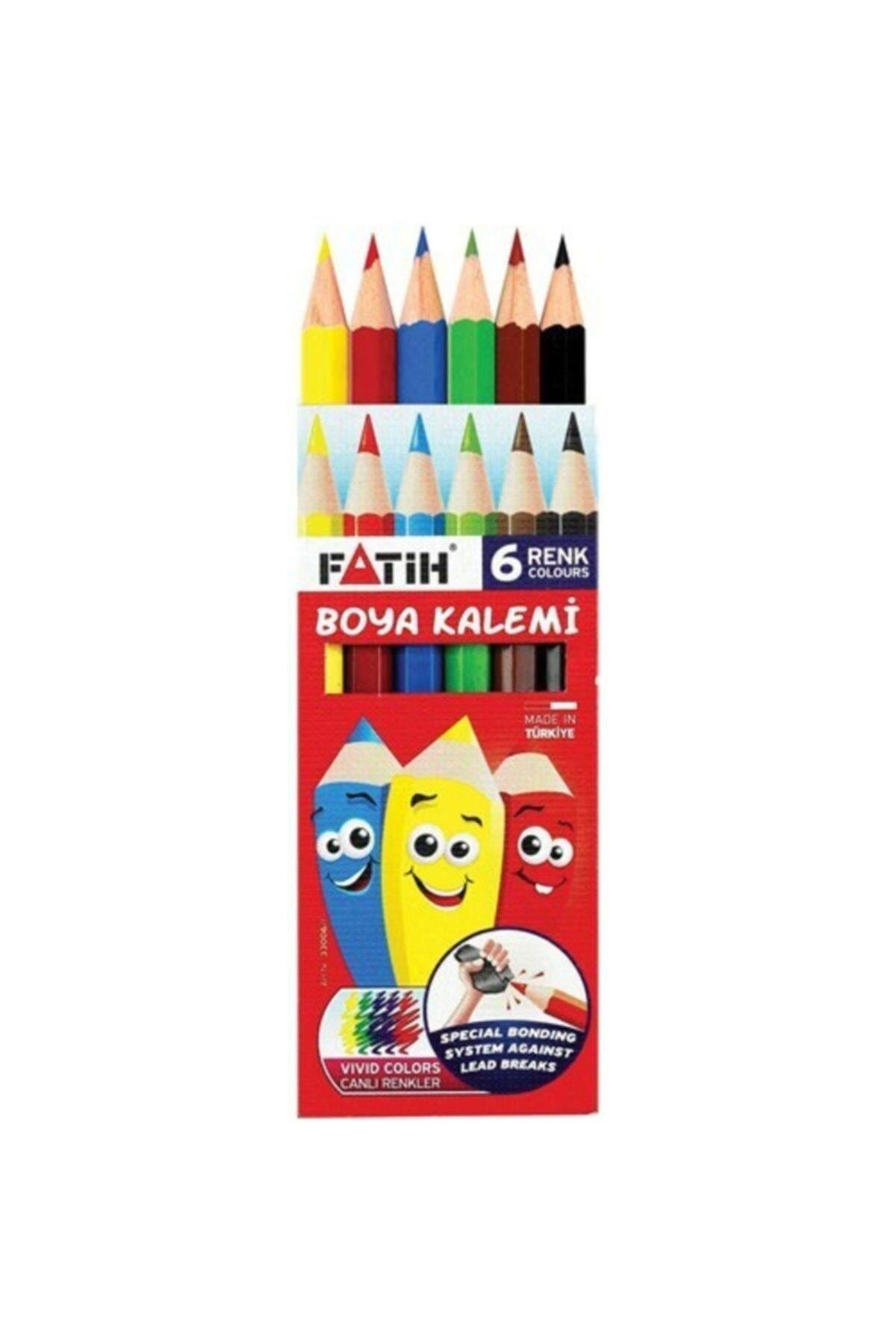 Fatih Kuru Boya Yarım Boy 6 Renk 33006