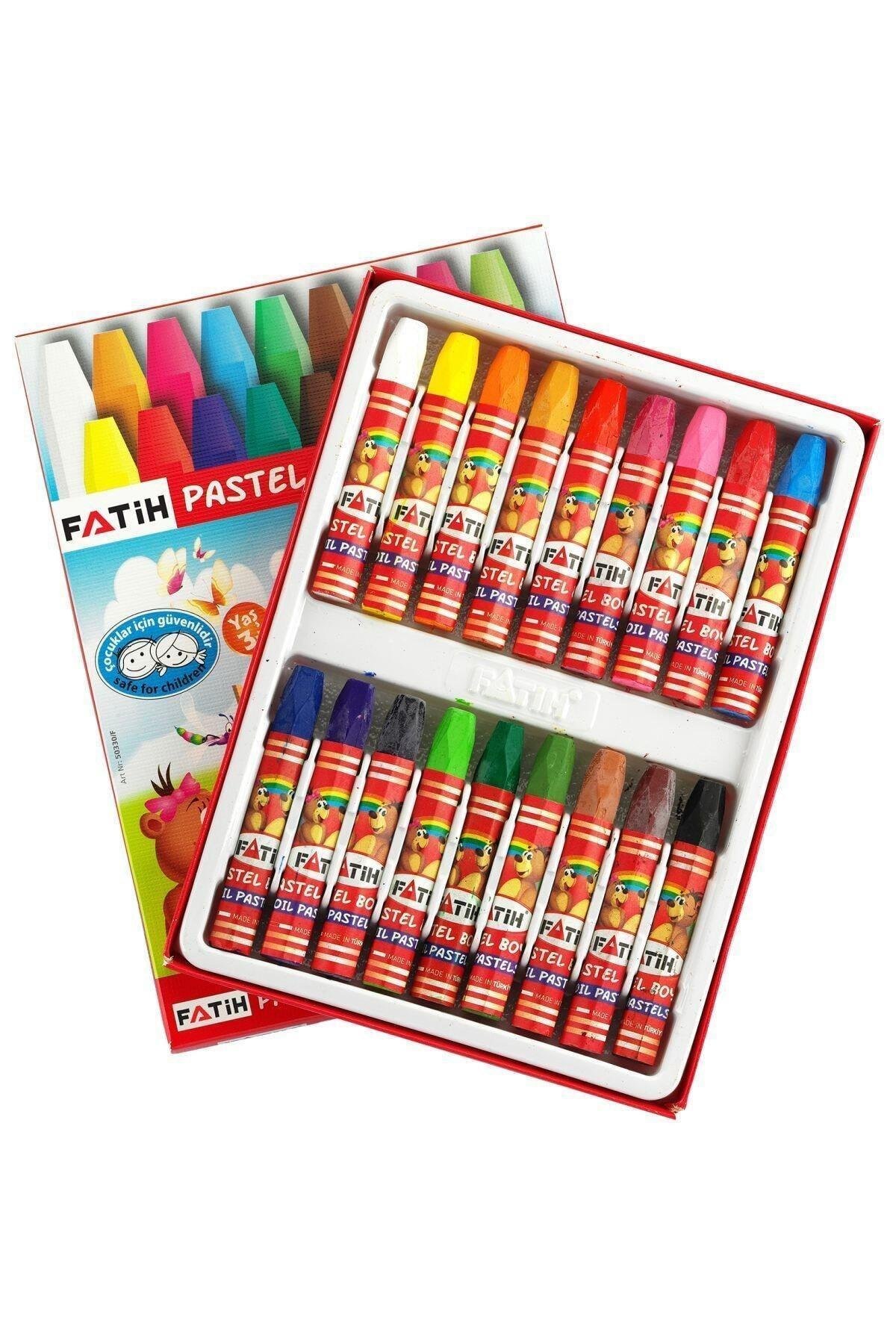 Fatih Pastel Boya Karton Kutu 18 Renk 50330