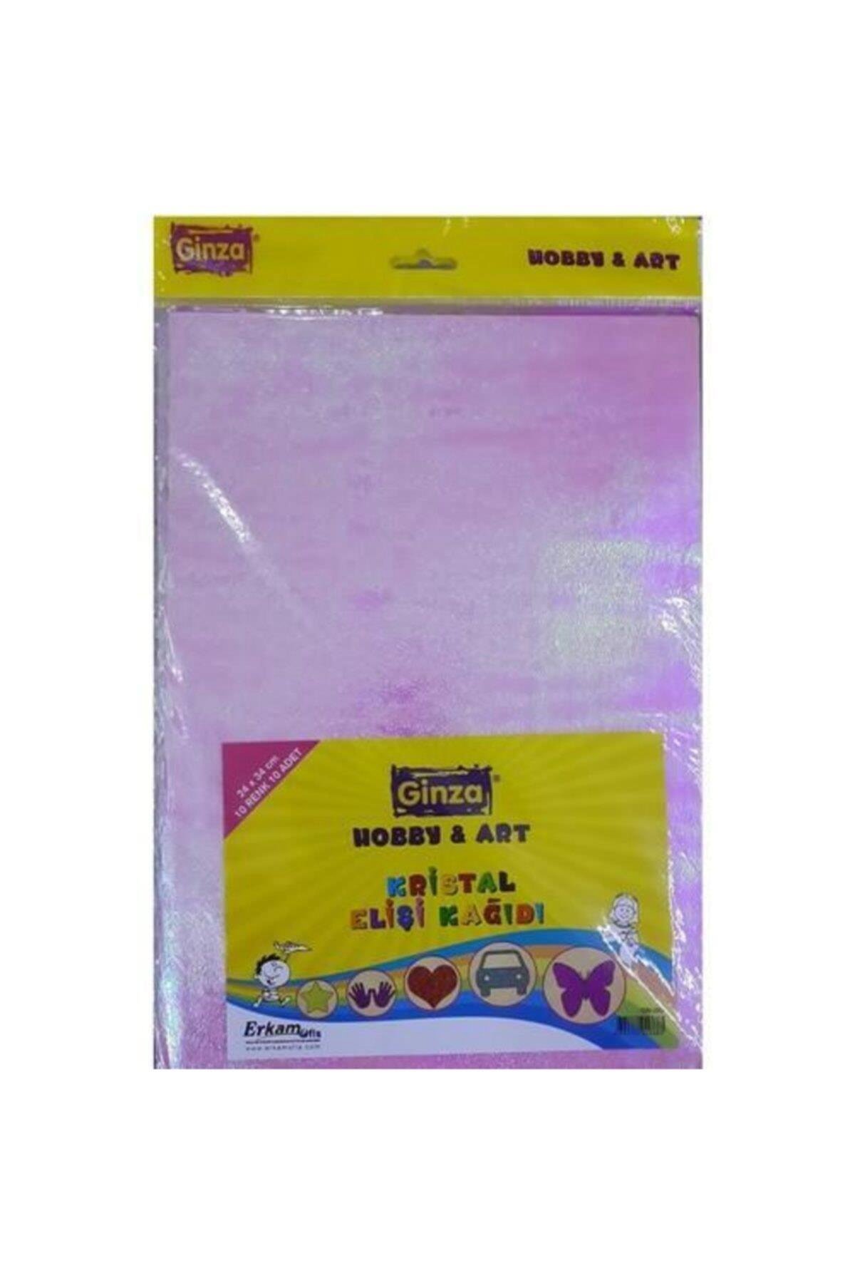 Ginza Elişi Kağıdı Desenli Kristal 24x34 10 Renk GN-282