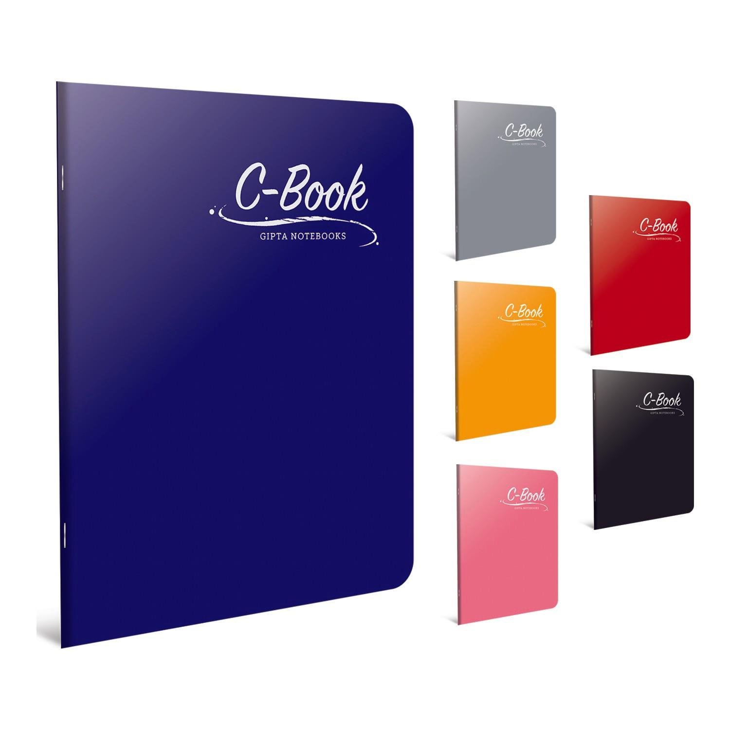 Gıpta Defter C Book Dikişli Plastik Kapak A4 60 Yaprak Çizgili Okul Defteri (12 Li Paket)